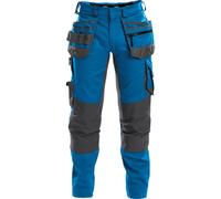 Dassy Arbeitshose mit Stretch, poches holster et poches genouillères FLUX PESCO41 Bleu azur/Anthrazitgris 48