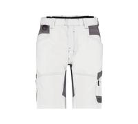 DASSY® Axis Painters Women Bermuda peintre avec stretch pour femmes - taille 38 - BLANC/GRIS ANTHRACITE