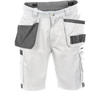 Dassy Bicoloreitsshorts de travail mit poches holster Monza PESCO61 blanc/gris ciment 46