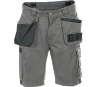 Dassy Bicoloreitsshorts de travail mit poches holster Monza PESCO61 gris ciment/noir 64