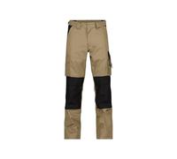 DASSY® Boston Pantalon de travail poches genoux bicolore - taille 46 - BEIGE/NOIR