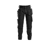 DASSY® FLUX Pantalon multipoches avec stretch et poches genoux - taille 50 - BRUN ARGILE/GRIS ANTHRACITE
