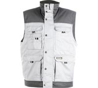Dassy Gilet bicolore Hulst PESCO61 blanc/gris ciment XL