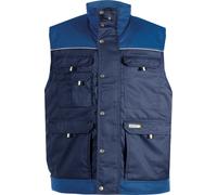 Dassy Gilet bicolore Hulst PESCO61 bleu foncé/Kornbleu 3XL