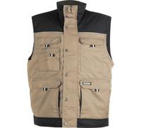 Dassy Gilet bicolore Hulst PESCO61 kaki/noir S