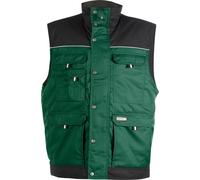 Dassy Gilet bicolore Hulst PESCO61 vert bouteille/noir XS