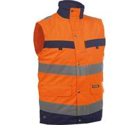 Dassy Gilet de sécurité Bilbao PES70 Neonorange/bleu foncé S