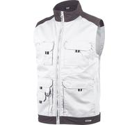 Dassy Gilet d'été bicolore Faro PESCO61 blanc/gris ciment XS