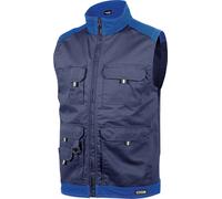 Dassy Gilet d'été bicolore Faro PESCO61 bleu foncé/Kornbleu M