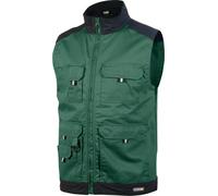 Dassy Gilet d'été bicolore Faro PESCO61 vert bouteille/noir S