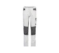 DASSY® Helix Painters Women Pantalon peintre avec stretch pour femmes - taille 34 - BLANC/GRIS ANTHRACITE