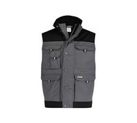 DASSY® Hulst Gilet hiver bicolore - taille 2XL - GRIS CIMENT/NOIR