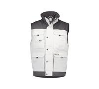 DASSY® Hulst Gilet hiver bicolore - taille XL - BLANC/GRIS CIMENT