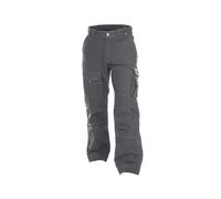 DASSY® Jackson Pantalon de travail poches genoux en canvas - taille 42 - GRIS CIMENT