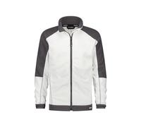 DASSY® Kazan Veste polaire bicolore - taille XL - BLANC/GRIS CIMENT