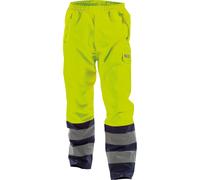 Dassy Pantalon de pluie haute visibilité Sola PES70 Neonjaune/bleu foncé S