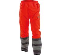 Dassy Pantalon de pluie haute visibilité Sola PES70 Neonrouge/gris ciment M