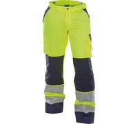Dassy Pantalon de sécurité mit Poches genouillères Buffalo PESCO70 Neonjaune/bleu foncé 52/Kurz