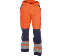 Dassy Pantalon de sécurité mit Poches genouillères Buffalo PESCO70 Neonorange/bleu foncé 52/Kurz