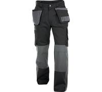 Dassy Pantalon de travail bicoloreitshose mit Poches holster et poches genouillères Seattle PESCO64 Noir/gris ciment 50/Kurz