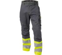 Dassy Pantalon haute visibilité Phoenix PESCO64 gris ciment/Neonjaune 46/Lang