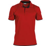 Dassy Polo Orbital COSPA46 rouge/noir L
