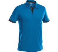 Dassy Polo Traxion PES44 Bleu azur/Anthrazitgris M