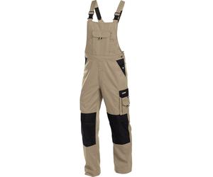Dassy Salopette de travail bicoloreitmit Poches genouillères Versailles PESCO61 Kaki/Noir 44