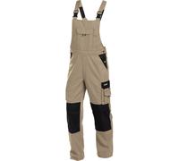 Dassy Salopette de travail bicoloreitmit Poches genouillères Versailles PESCO61 Kaki/Noir 50/Kurz