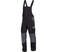 Dassy Salopette de travail bicoloreitmit Poches genouillères Versailles PESCO61 Noir/gris ciment 48