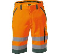 Dassy Short de sécurité Lucca PESCO74 Neonorange/vert bouteille 46