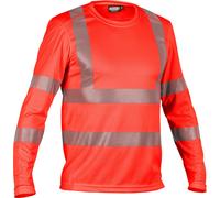 Dassy T-shirt de sécurité UV mit manches longues Carterville PES06 Neonrouge S