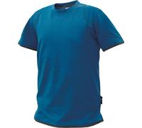 Dassy T-shirt Kinetic COSPA04 bleu azur/anthraciteitgris XXL