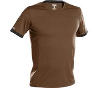 Dassy T-shirt Nexus PES04 brun argile/anthraciteitgris XS