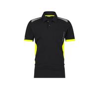 DASSY® Veracruz Polo - taille XL - NOIR/JAUNE FLUO