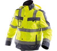 Dassy Veste de sécurité hiver Lima PES70 Neonjaune/gris ciment S