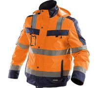 Dassy Veste de sécurité hiver Lima PES70 Neonorange/bleu foncé M