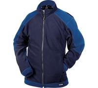 Dassy Veste polaire bicolore Kazan PES16 bleu foncé/Kornbleu 3XL