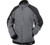Dassy Veste polaire bicolore Kazan PES16 gris ciment/noir M
