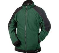 Dassy Veste polaire bicolore Kazan PES16 vert bouteille/noir XS