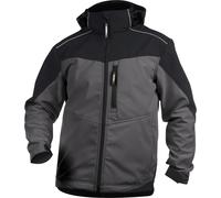 Dassy Veste softshell bicolore Jakarta PES21 gris ciment/noir S