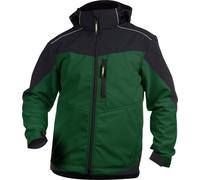 Dassy Veste softshell bicolore Jakarta PES21 vert bouteille/noir XS