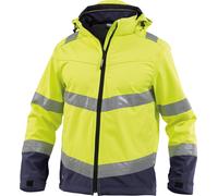 Dassy Veste Softshell de sécurité Malaga PES74 Neonjaune/bleu foncé XS
