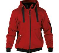 Dassy Veste sweat Pulse COPES80 rouge/noir 3XL