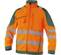DassyitVeste haute visibilité Orlando PESCO74 Neonorange/vert bouteille M