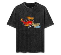 Dastardly and Muttley in Their Flying Machines Men's T-Shirt Unisex Black Tee XXL