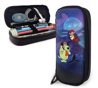 Dastardly And Muttley Trousse À Crayons En Cuir Personnalisée Pour Garçons Et Filles