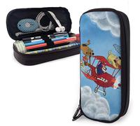 Dastardly And Muttley Trousse À Crayons En Cuir Personnalisée Pour Garçons Et Filles