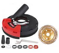 Dastool Capot de Protection pour Meuleuse Angulaire+Disque Diamant à Meuler Béton 125mm