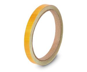 DasWas Bande Décorative Auto-Adhésive pour Voiture, Bateau, Moto, Décoration | Bandes Décoratives Résistantes aux Intempéries | Bande de Garniture 10mm x 10m | Ruban Adhésif Brillant JAUNE